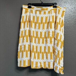 Pendleton Women's Goldenrod Arrow Viscose Skirt size 18